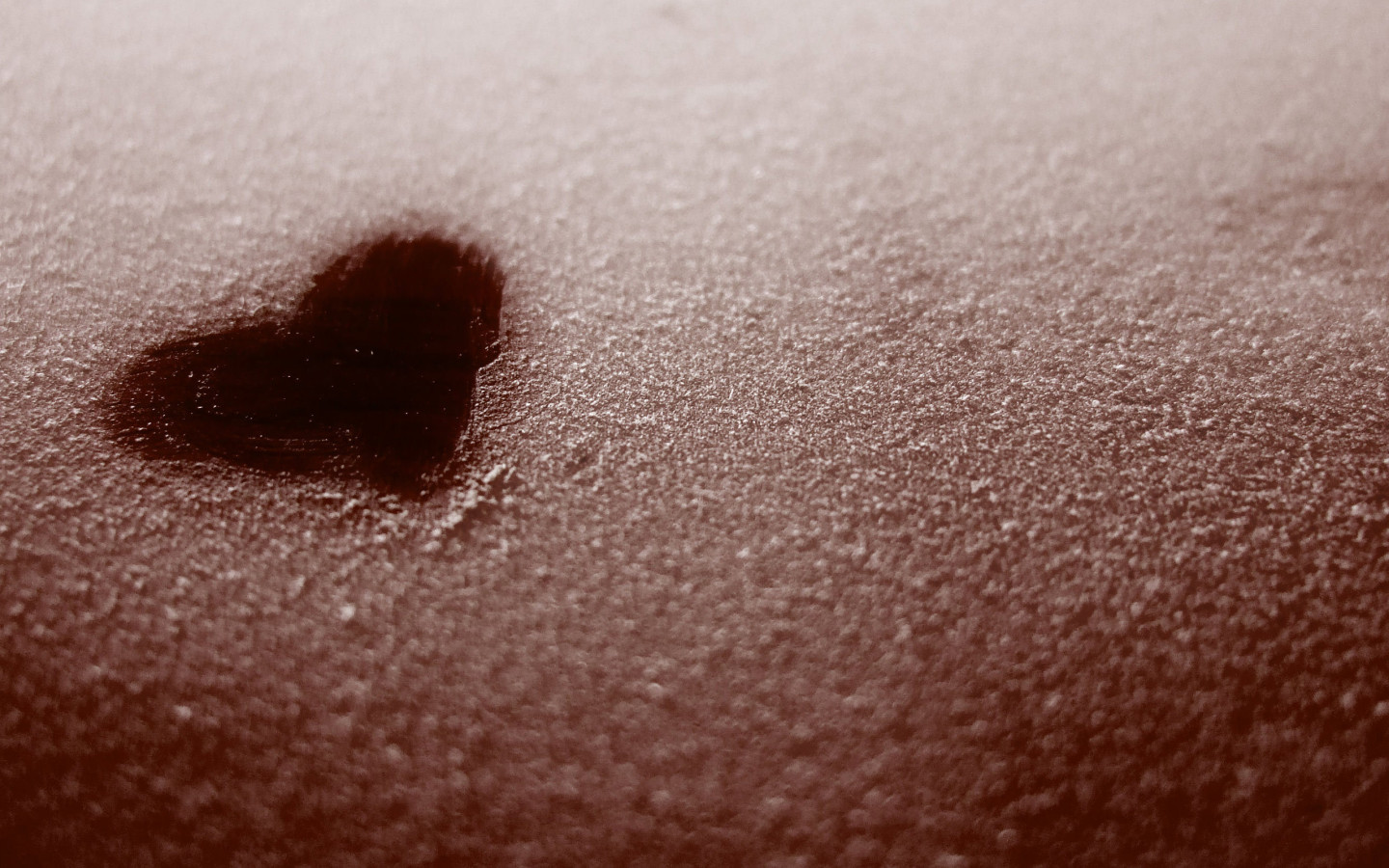 След на песке