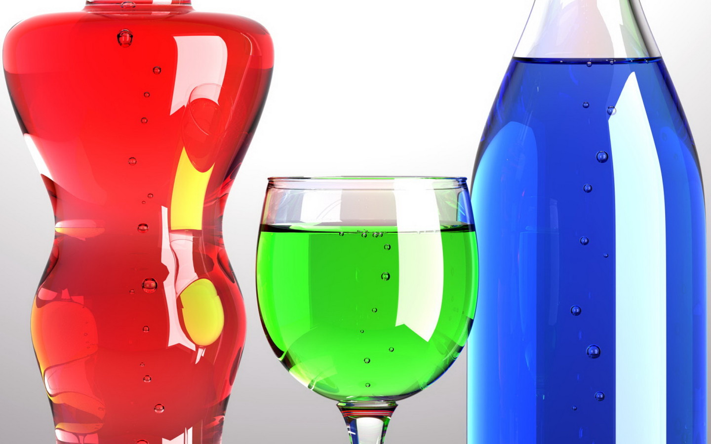 Разноцветные жидкости