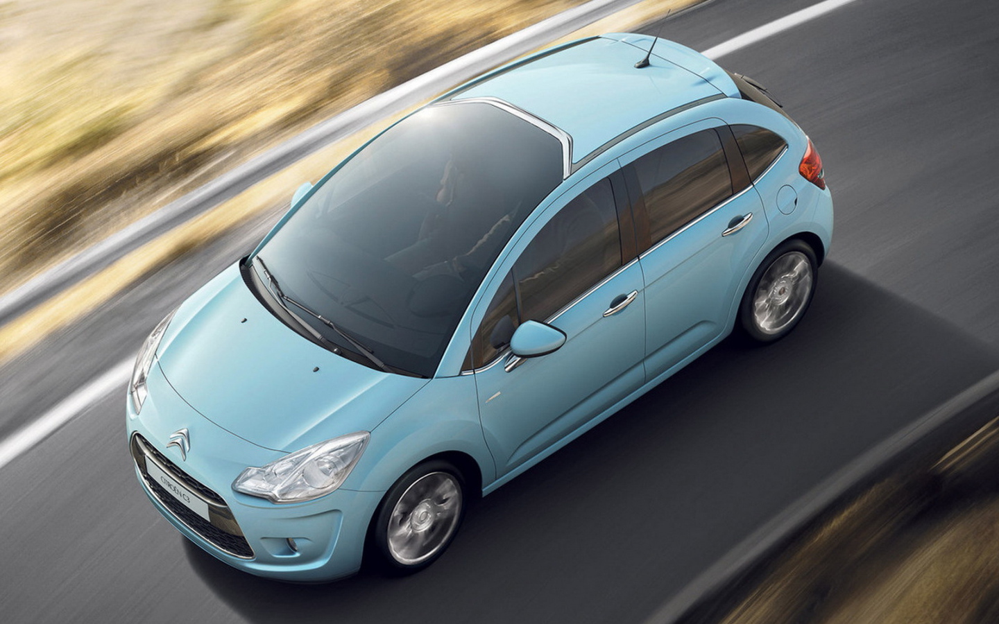 Ситроен С3 вид сверху