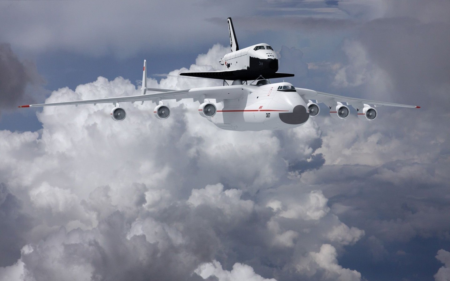 Ан-225 и буран