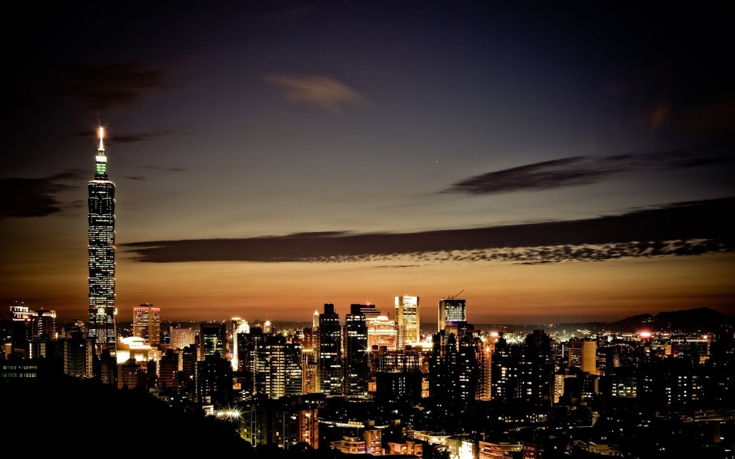 Тайбей, небоскребы