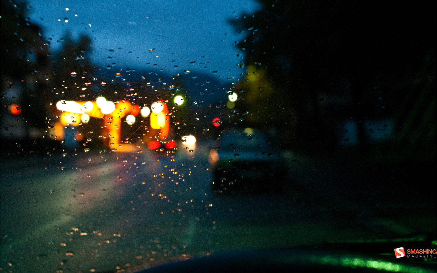 The rain windshield