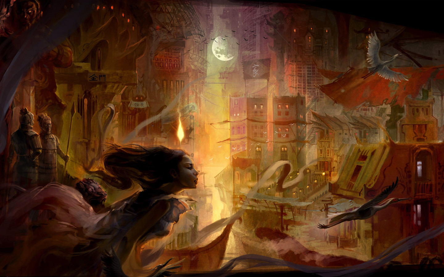 Ночной Шанхай