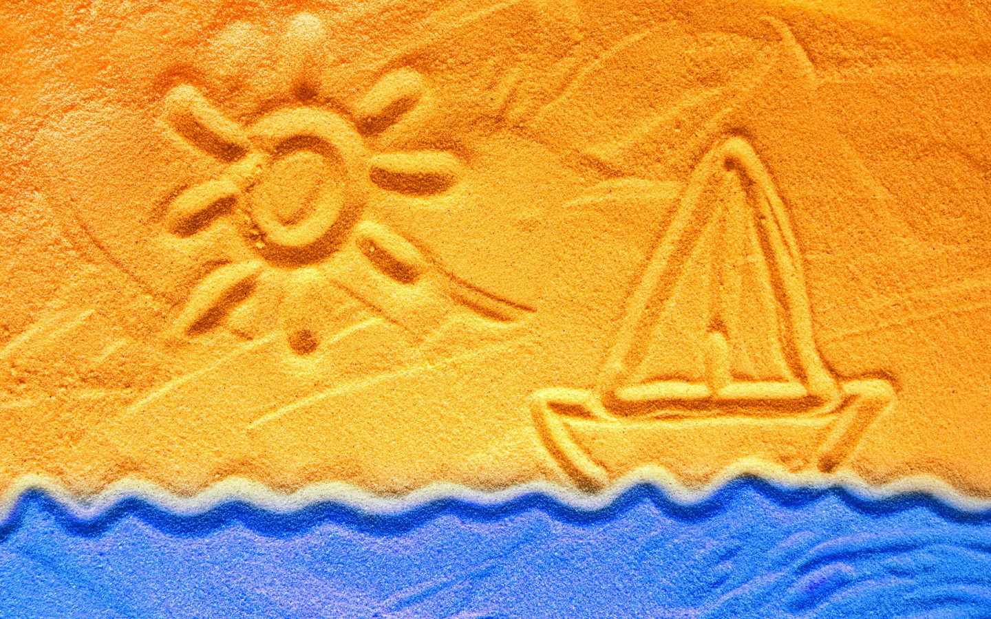 Песок и море