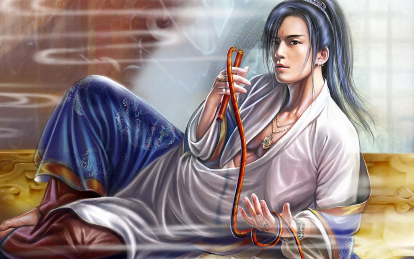 Раскуривая кальян