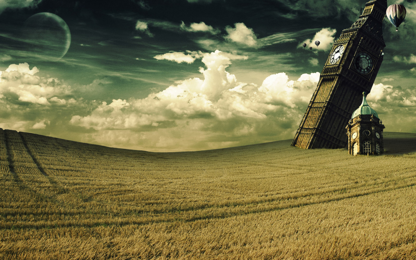 Биг-Бен в поле