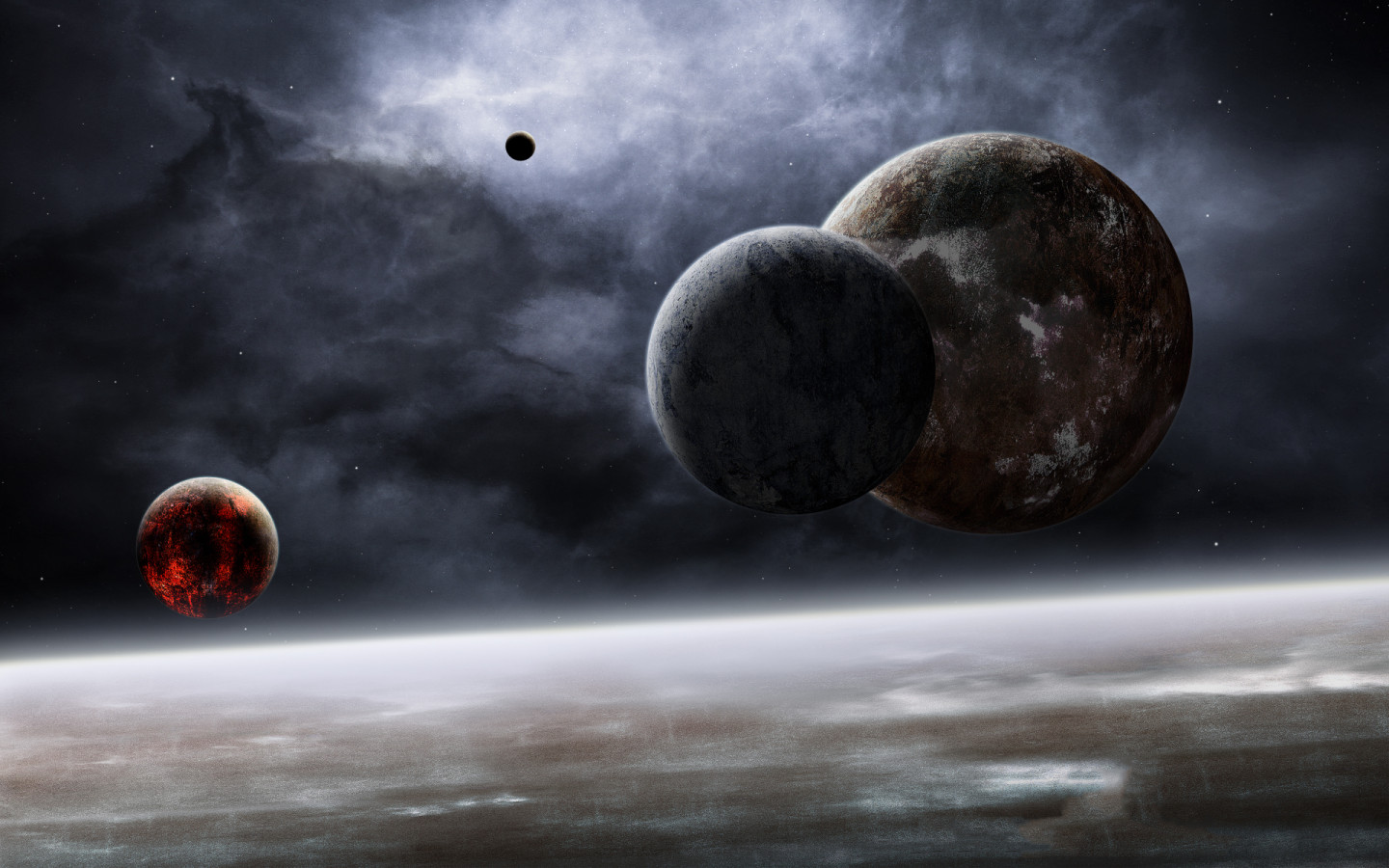 Сближающиеся планеты