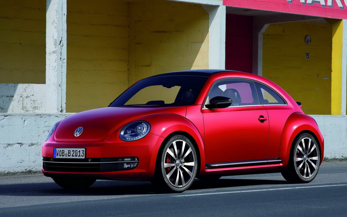 red Volkswagen-Beetle