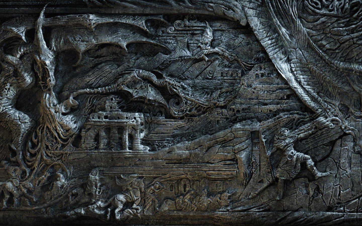Барельеф фэнтези