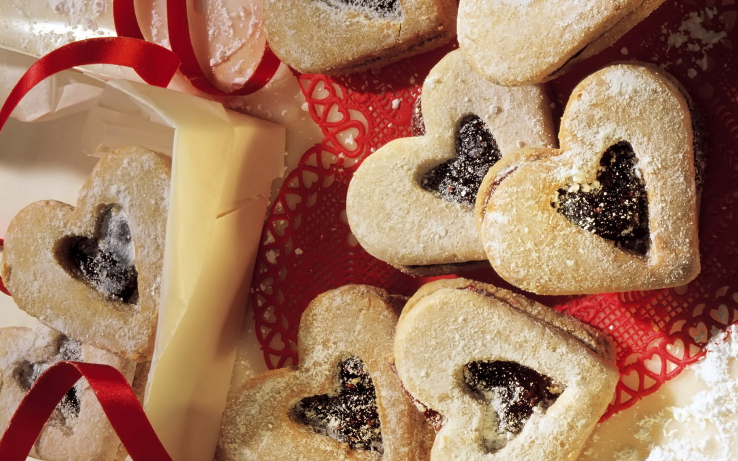 Печенья-сердечки