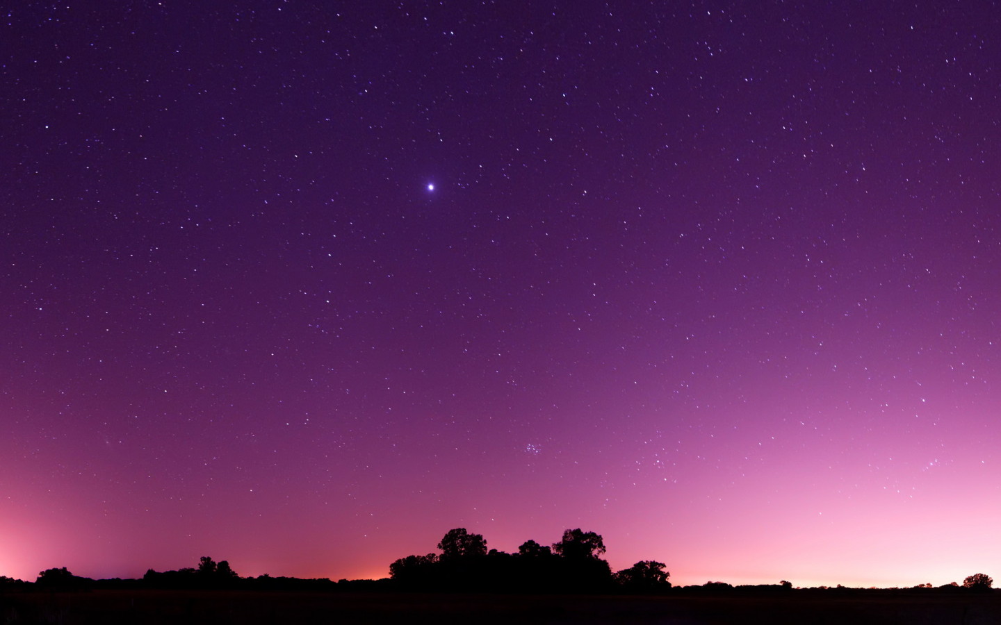 Фиолетовое небо