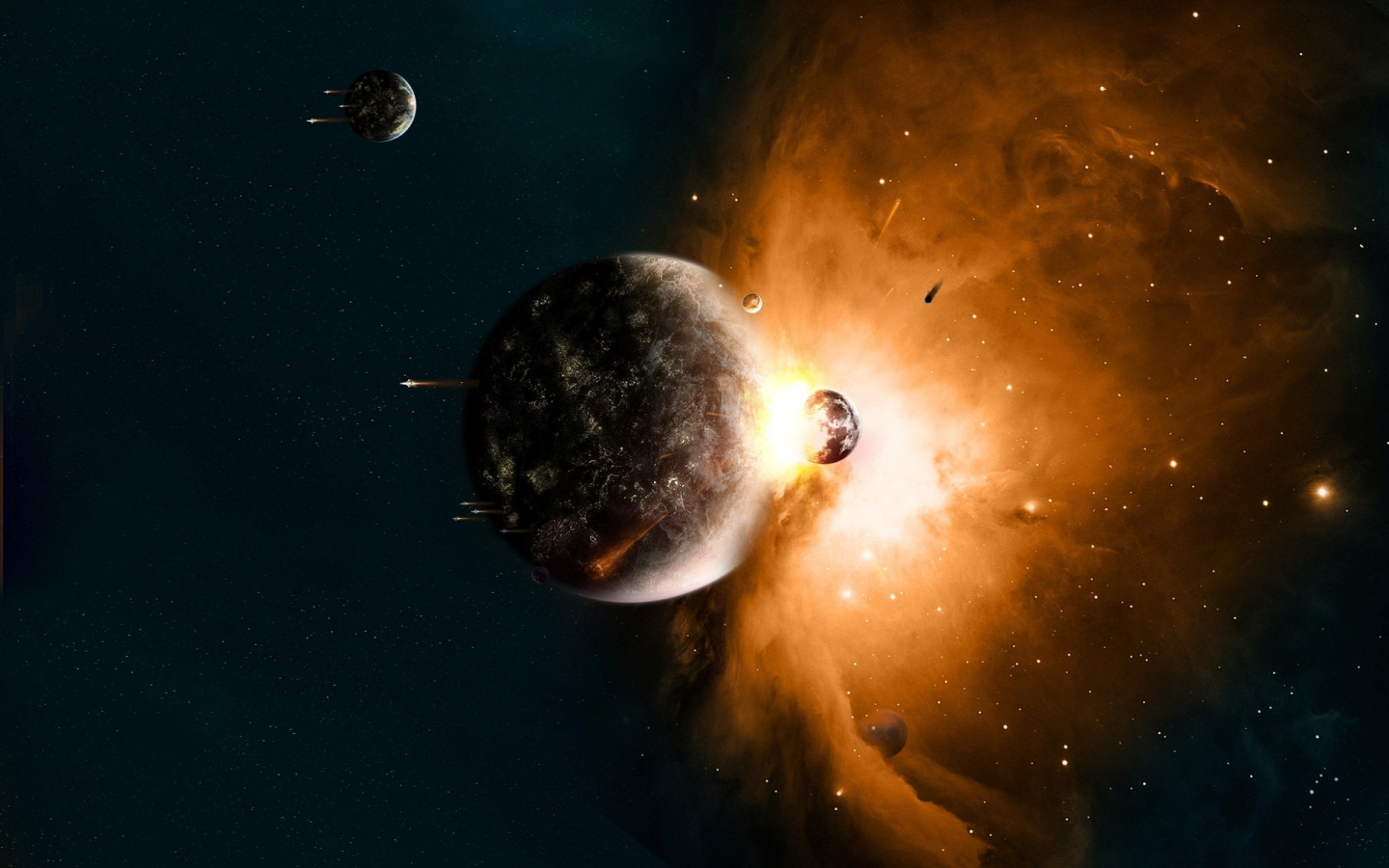 Космическое столкновение