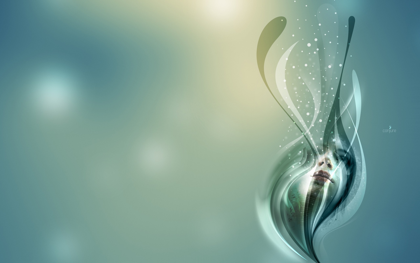 Отражение в капле воды