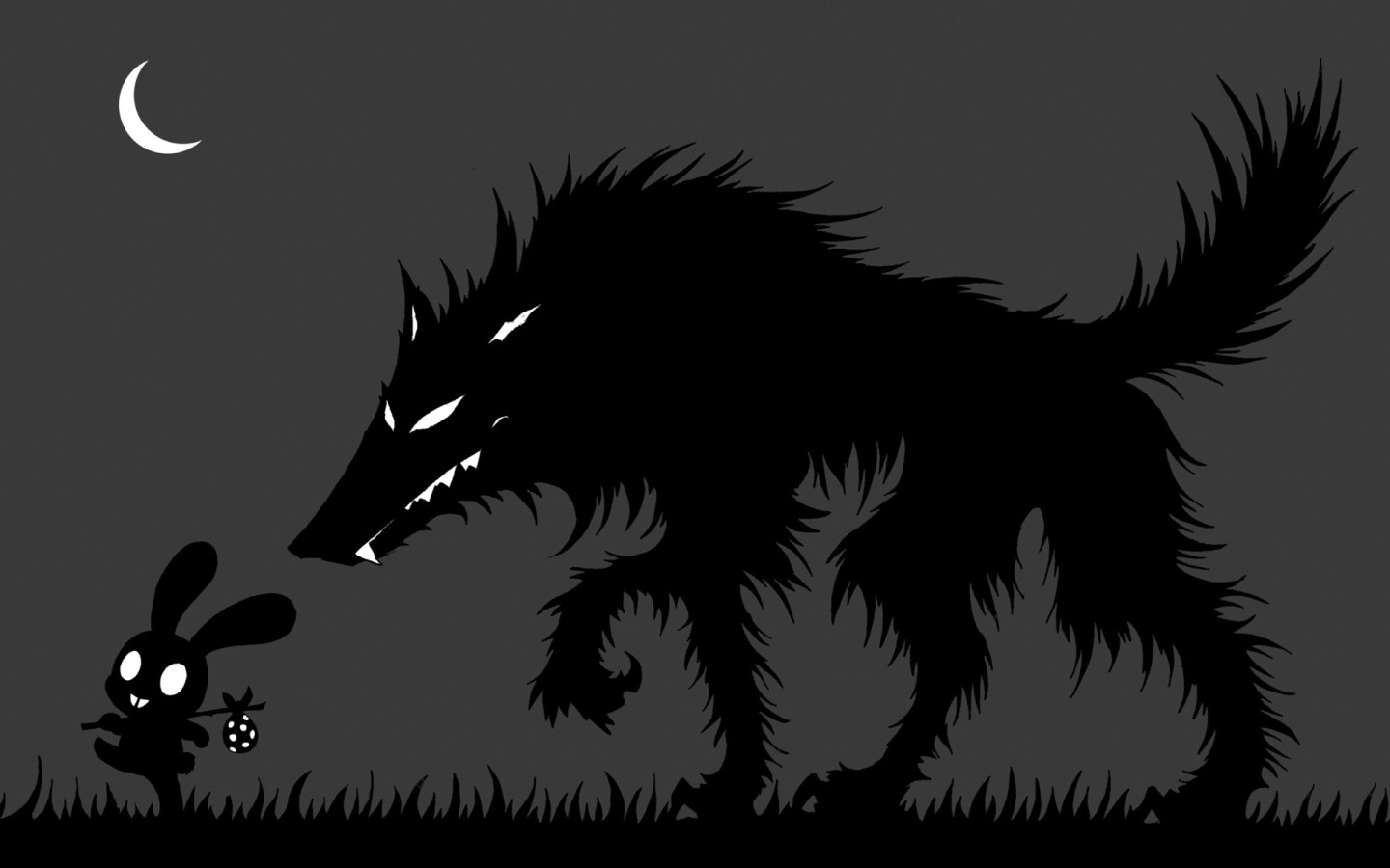 Волк и заяц