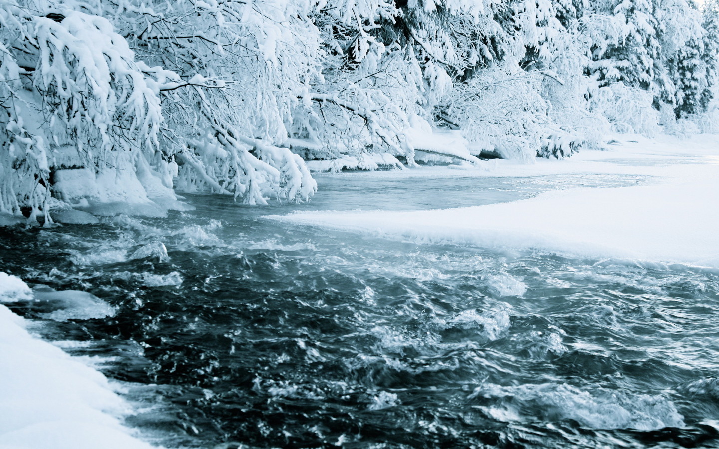 Зимняя река