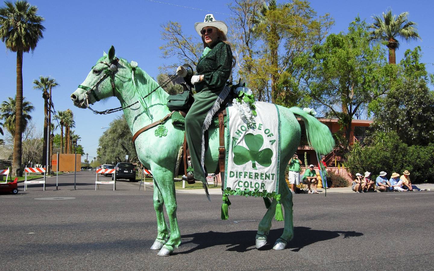 Зеленая лошадь