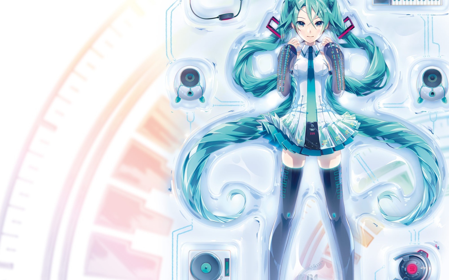 Vocaloid Hatsune девушка