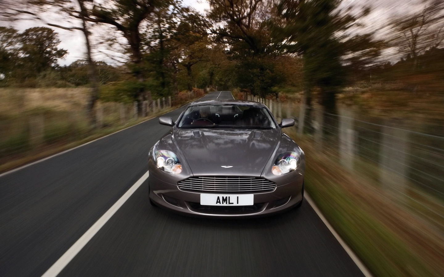 Автомобиль в движении по дороге