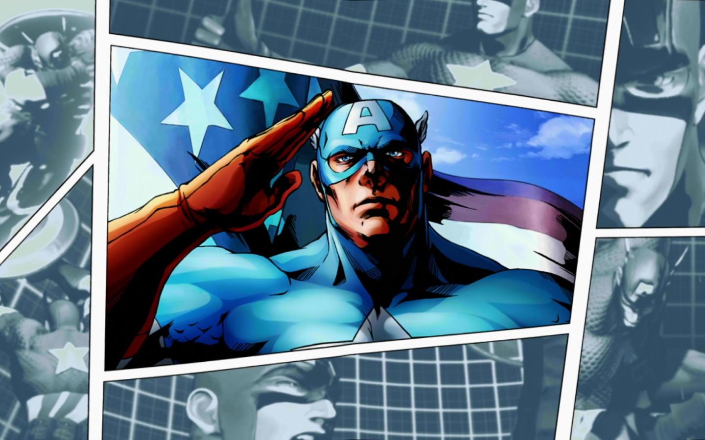 Капитан Америка Приветствует вас