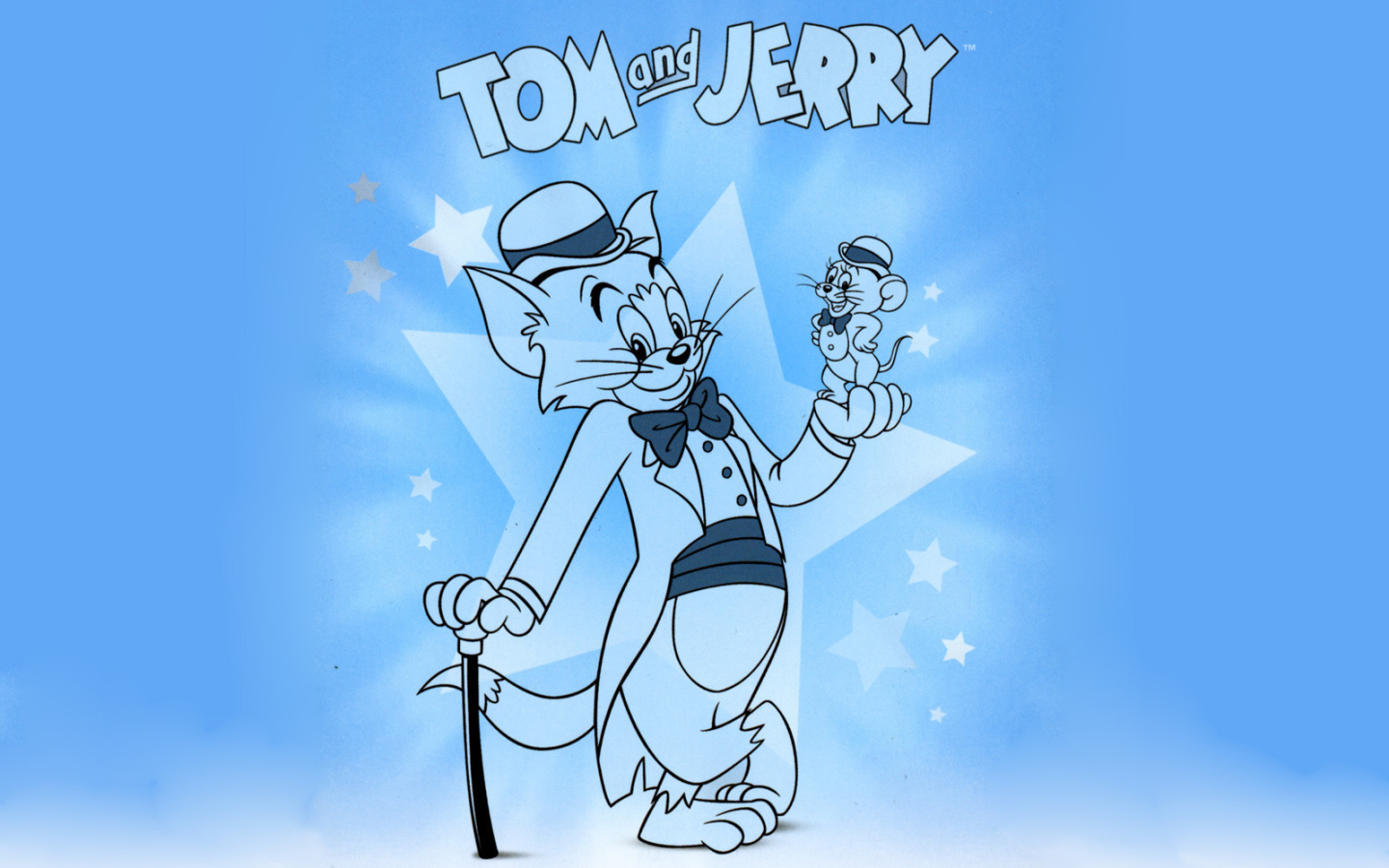 Том и Джерри носит костюмы