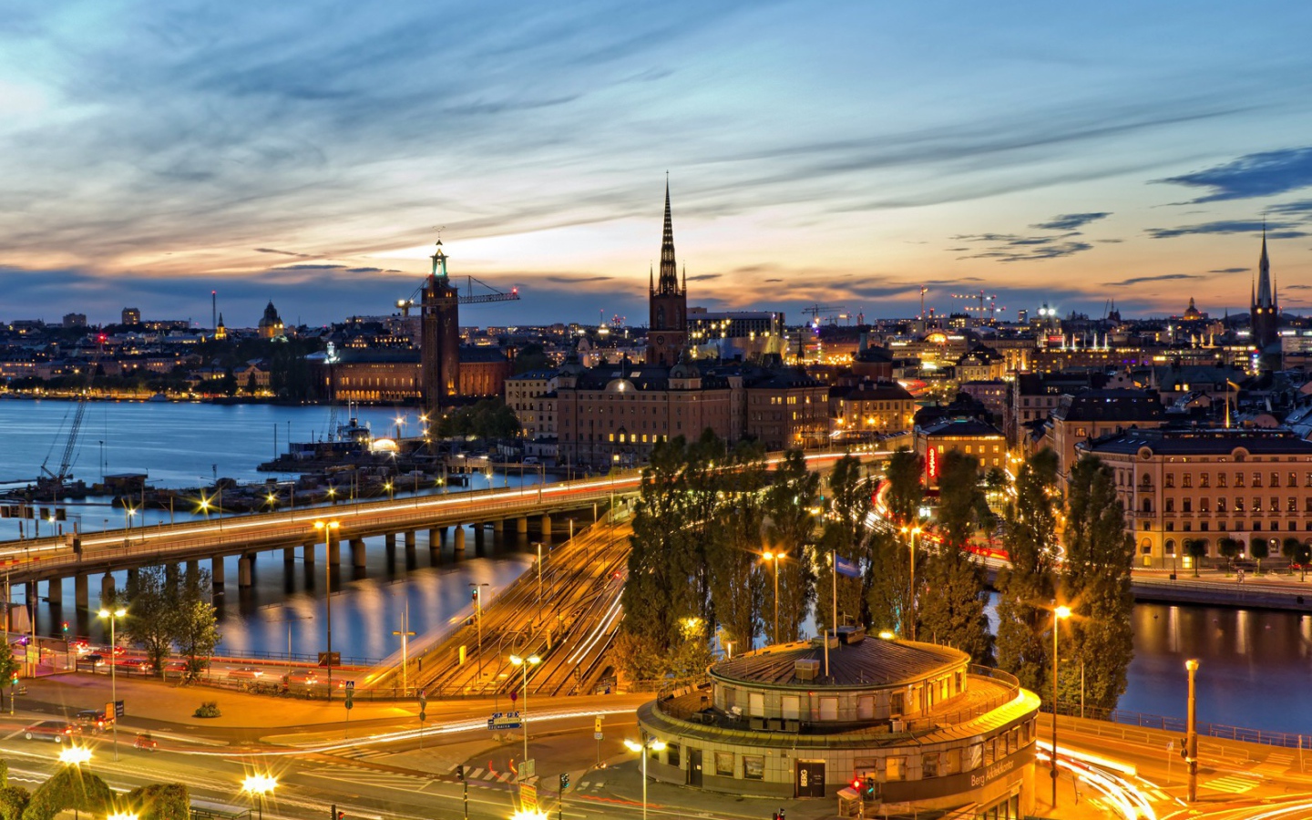Стокгольм на закате