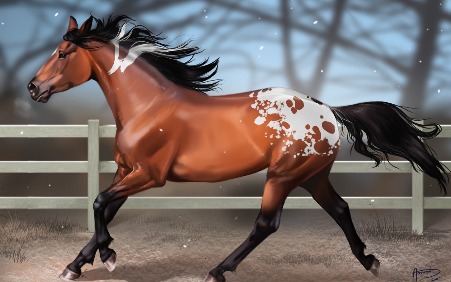 Мустанг лошадь