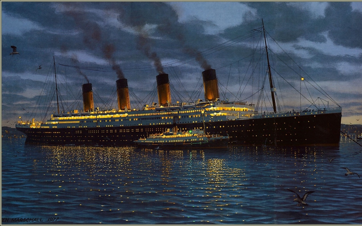 Титаник на причале