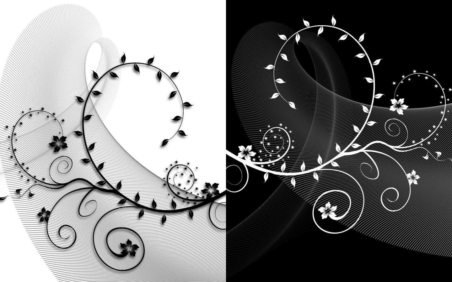 Черно белый рисунок