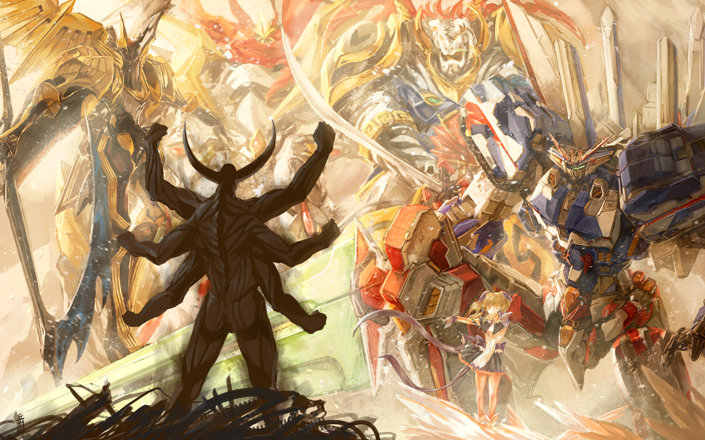 Шестирукий монстр