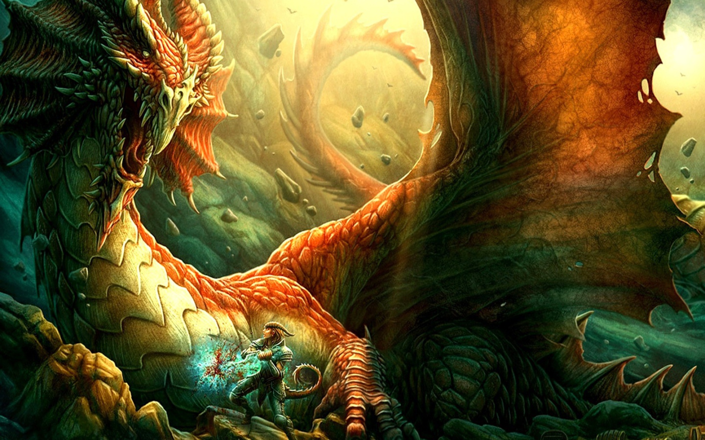 Дракон охраняет сокровища