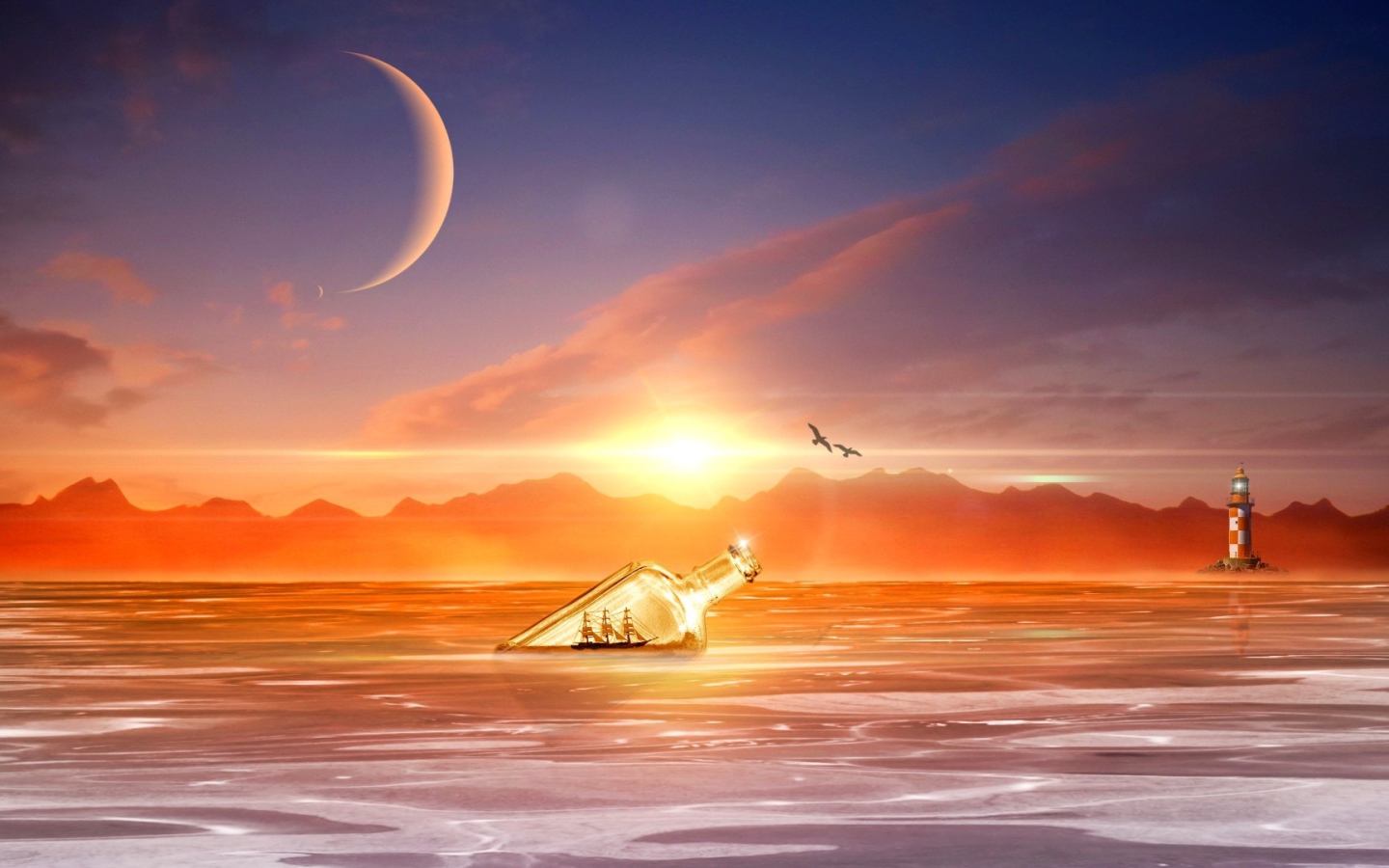 Фантазия с бутылкой