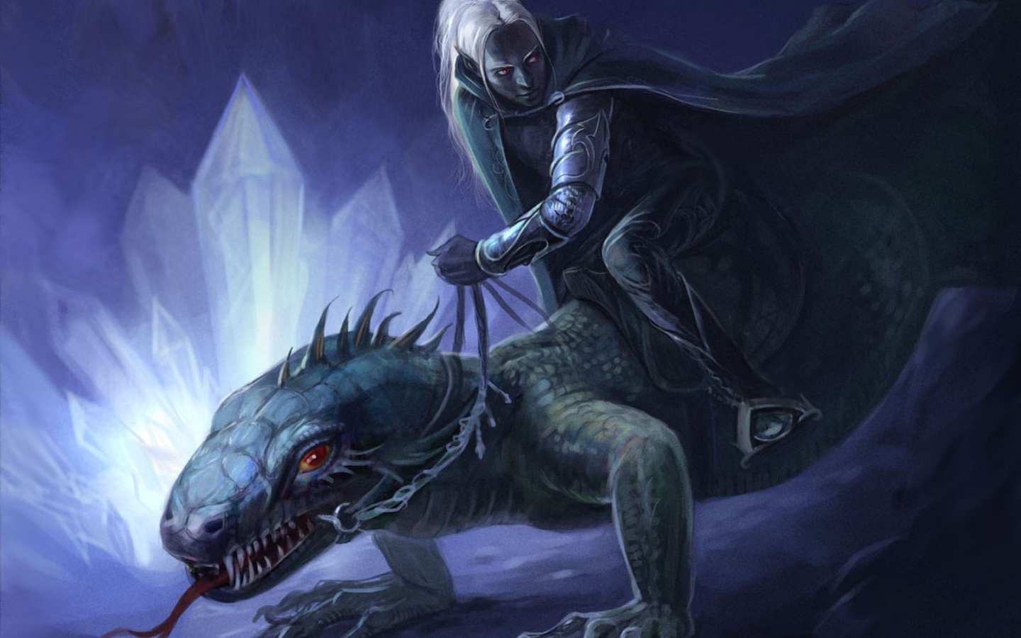 Всадник на драконе из игры