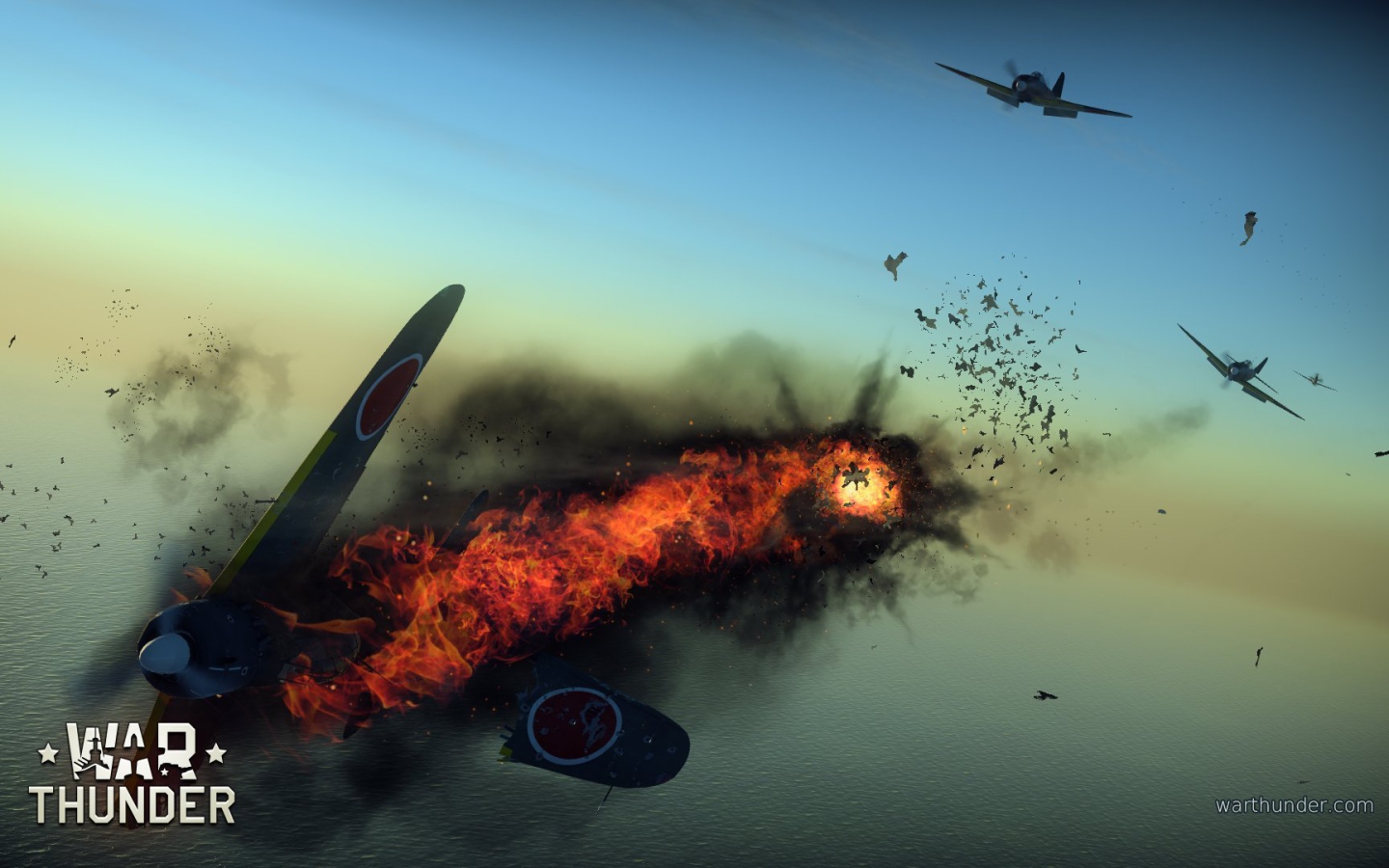 War Thunder взрыв в небесах