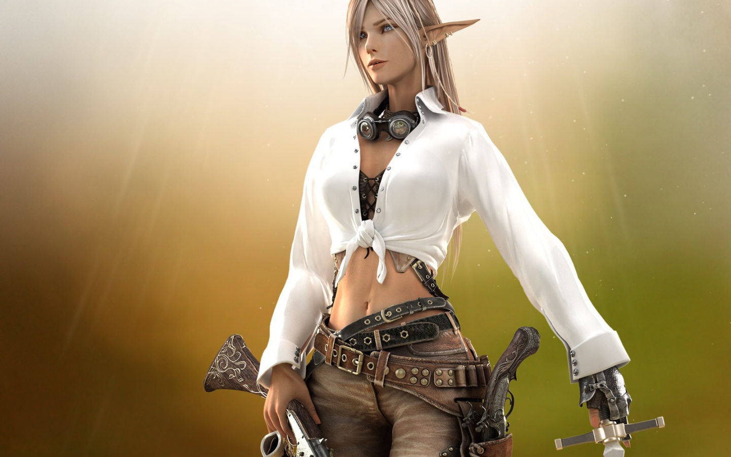 Воин Алисия из игры