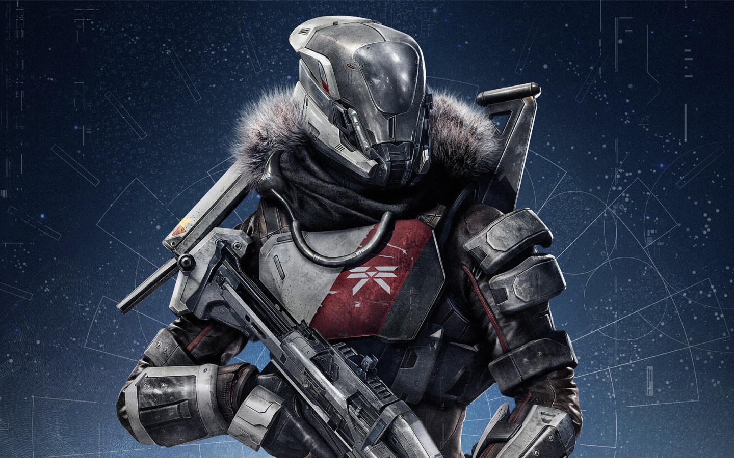 Робот с меховым воротником