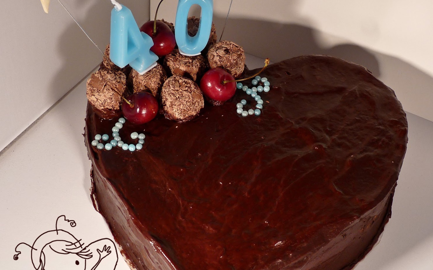 40 лет торт ко дню рождения