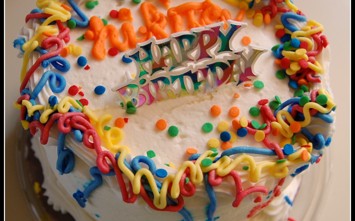  Первый торт на день рождения