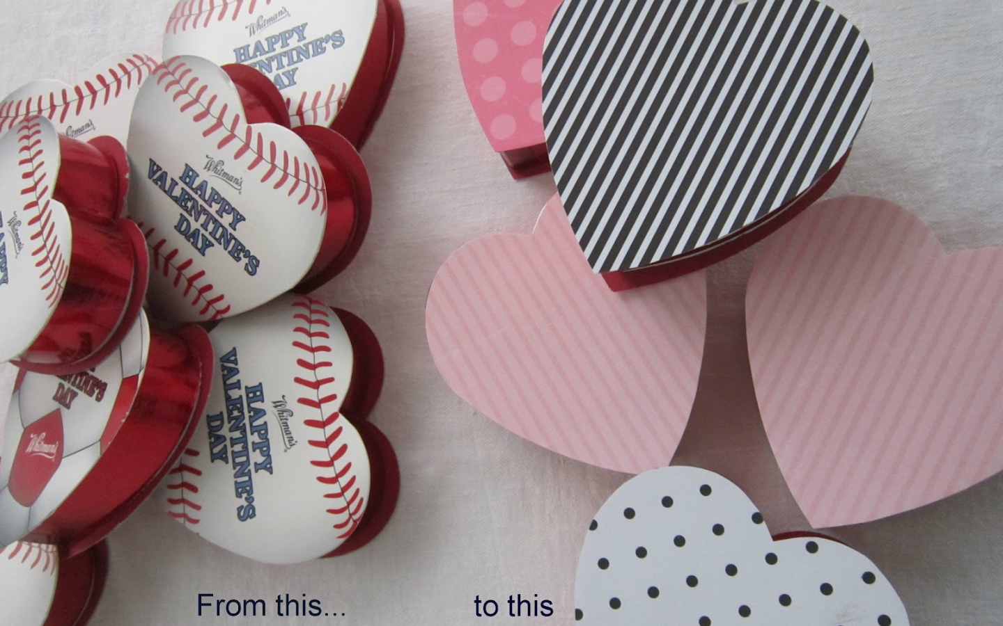 Сердце коробочки на день рождения