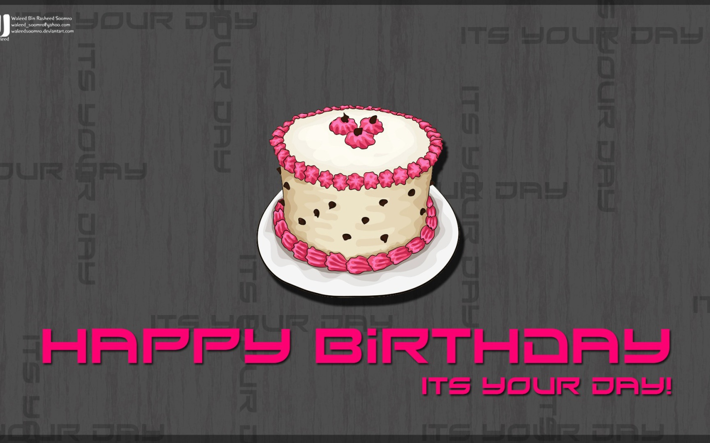 Картинка на день рождения, это твой день