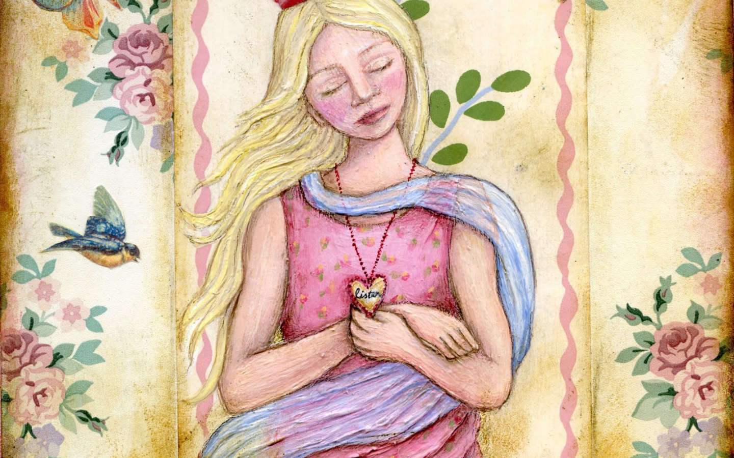 Принцесса с сердечком на день рождения