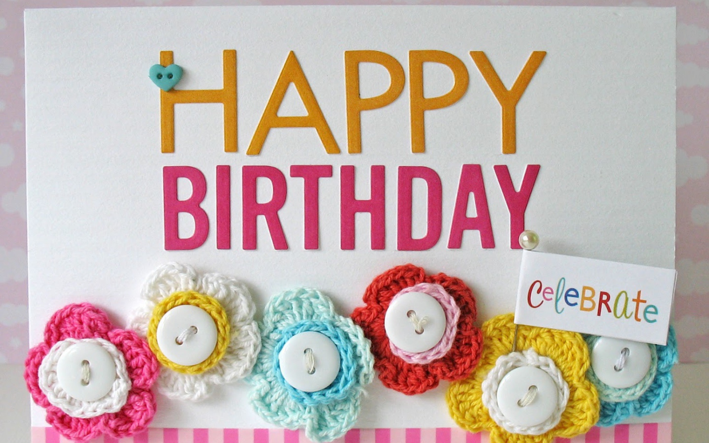 Сладкая открытка на день рождения