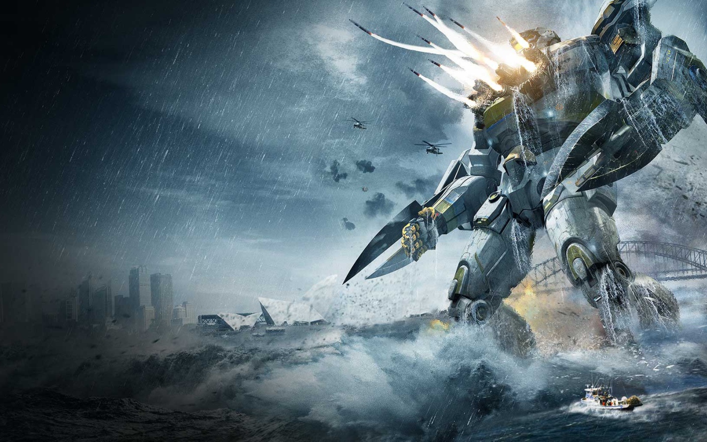 Тихоокеанский рубеж огонь ракетами