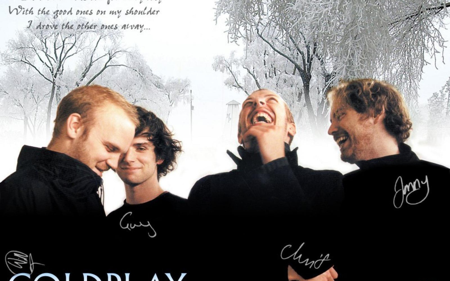 Coldplay группа и их подписи