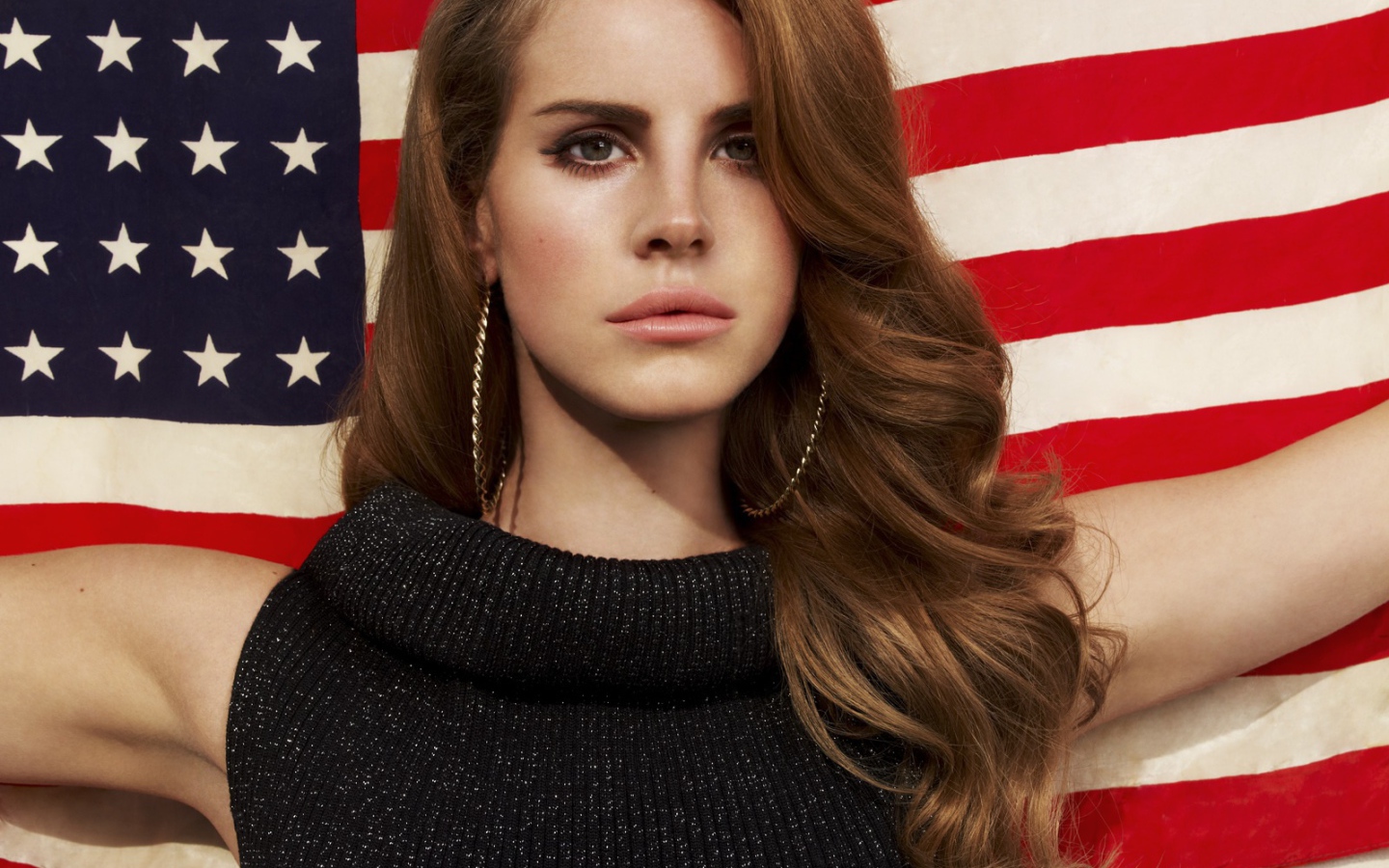 Lana Del Rey американский флаг