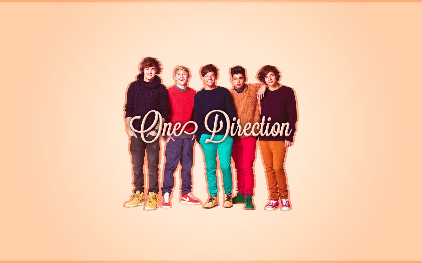 One Direction разноцветные 