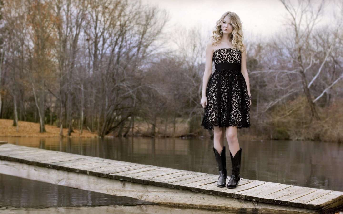 Taylor Swift на мосту