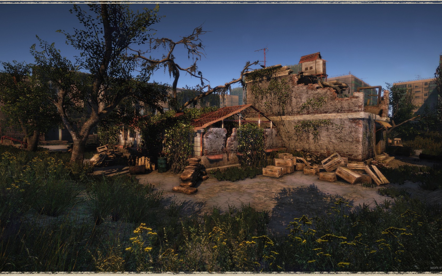 Развалины старого дома