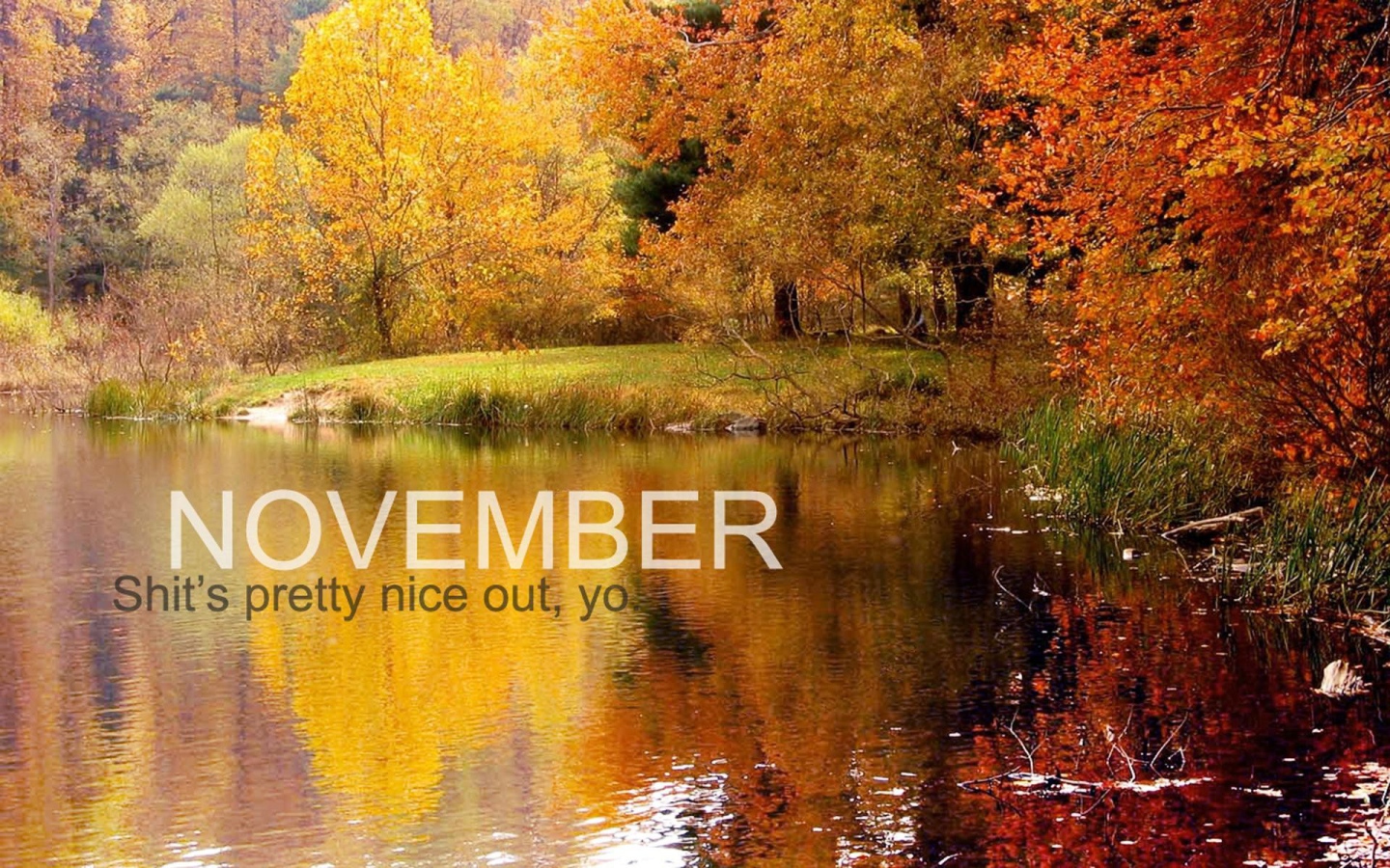 Листок календаря Ноябрь