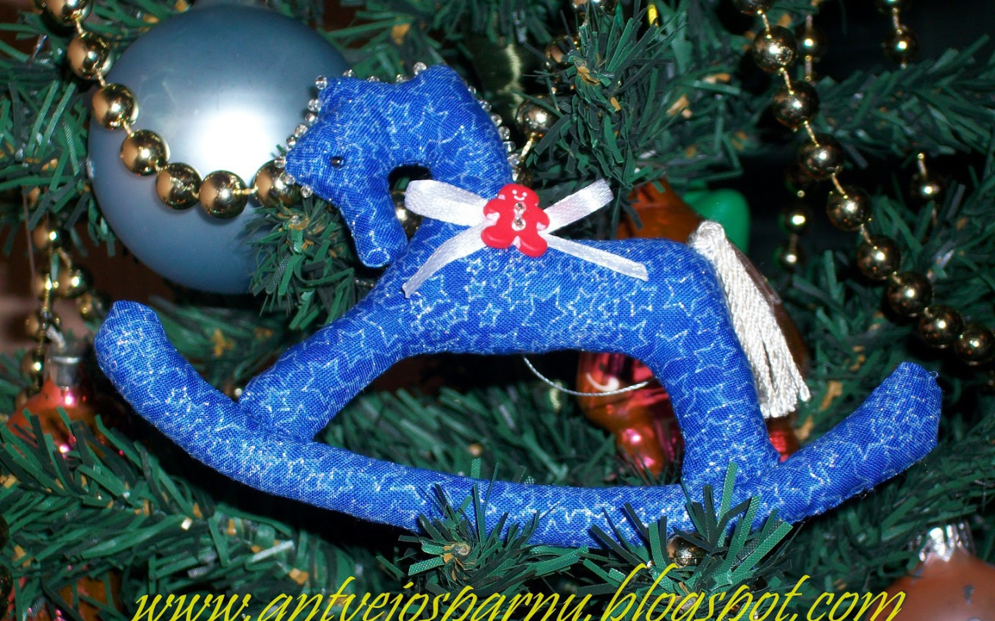 Christmas toy rocking horse
