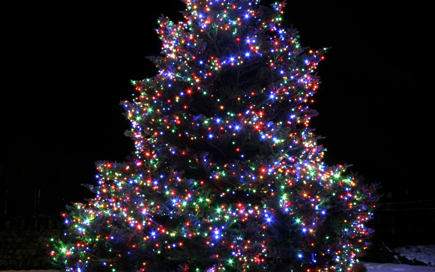 Красочная Новогодняя елка